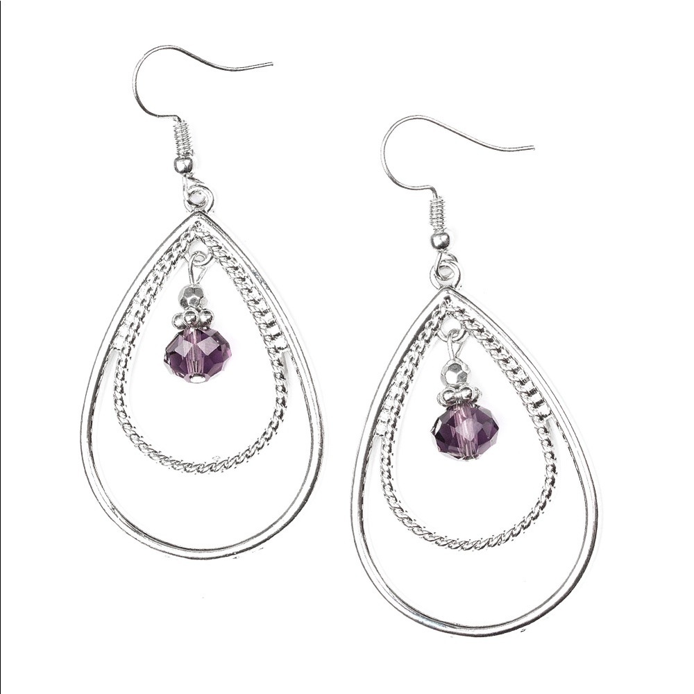 REIGN In My Parade purple earrings